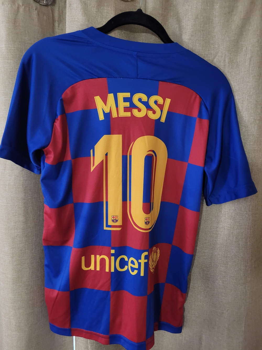 Youth-Lionel Messi #10 FC Barcelona Jersey - Blue & Red
